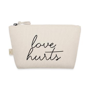 l’amour blesse l’amour police drôle dire - Trousse biologique - nature - Devant