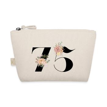 75e anniversaire fleuris (Cadeau de 75 ans) - Trousse biologique - nature - Devant