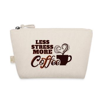 Less Stress More Coffee - Bio-Täschchen - Natur - Vorne