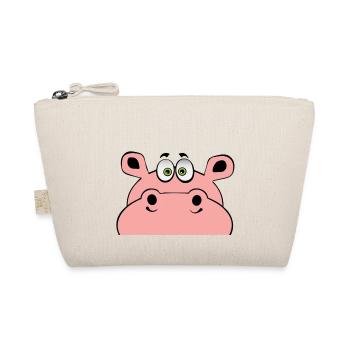 kukuck bonjour ups hippo hippo mignon cadeau - Trousse biologique - nature - Devant