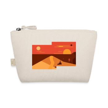 Modern Mars - abstract painting of an AI - Organic Pouch - nature - Front