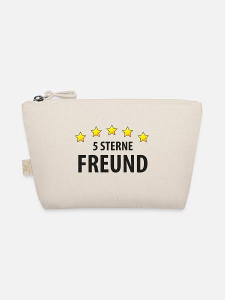 5 Sterne Freund - Bio-Täschchen - Natur