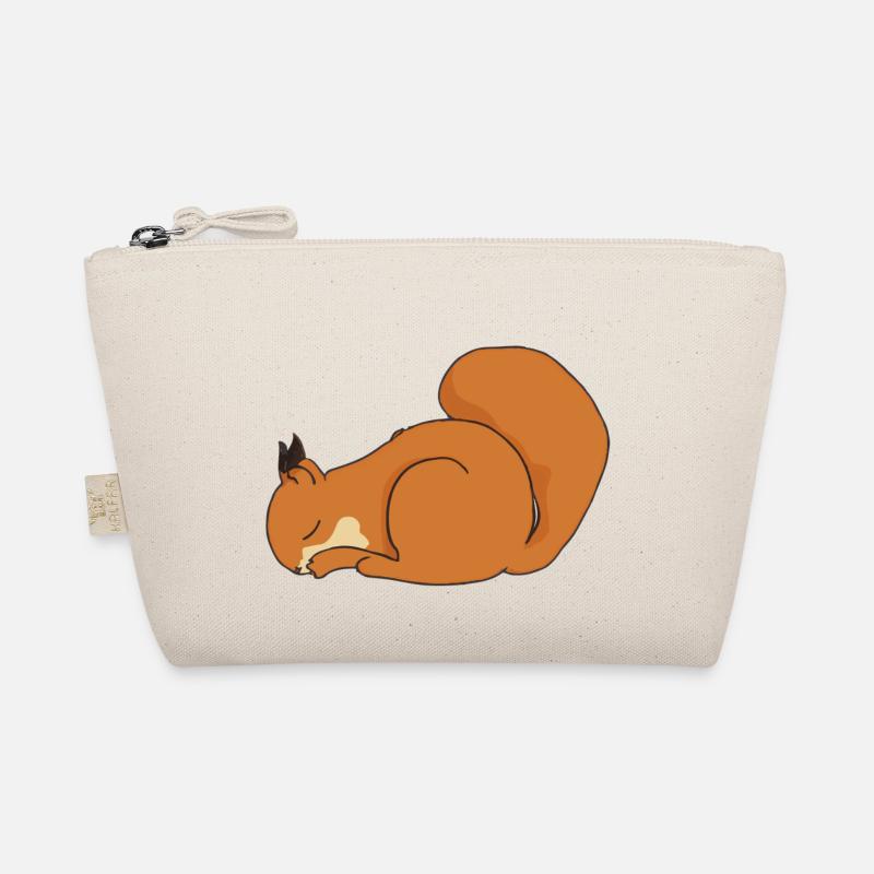 Sleeping Squirrel Gift Idea Pyjamas Organic Pouch