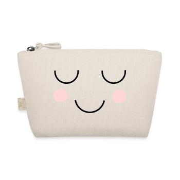 Kawaii Face - Organic Pouch - nature - Front