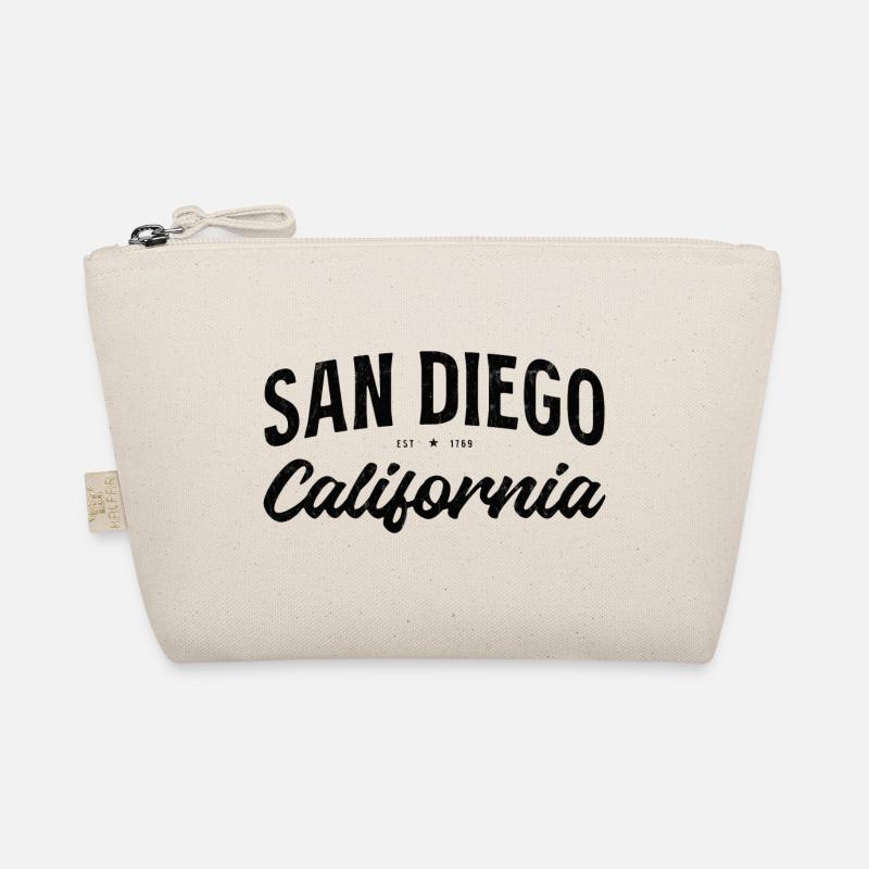 Lettrage vintage de San Diego Trousse biologique