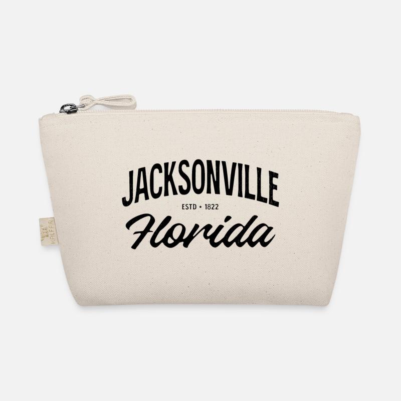 Jacksonville Florida USA Foundation Year Design Organic Pouch