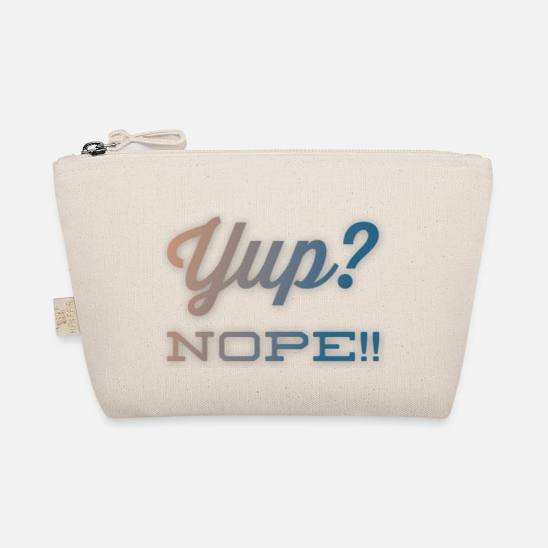 Yup? Nope!! NEW great Design by Maximum Design #MD Organic Pouch