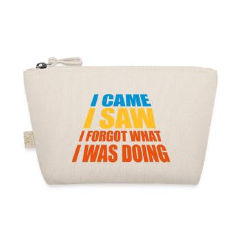 I came saw forget - Bio-Täschchen - Natur - Vorne