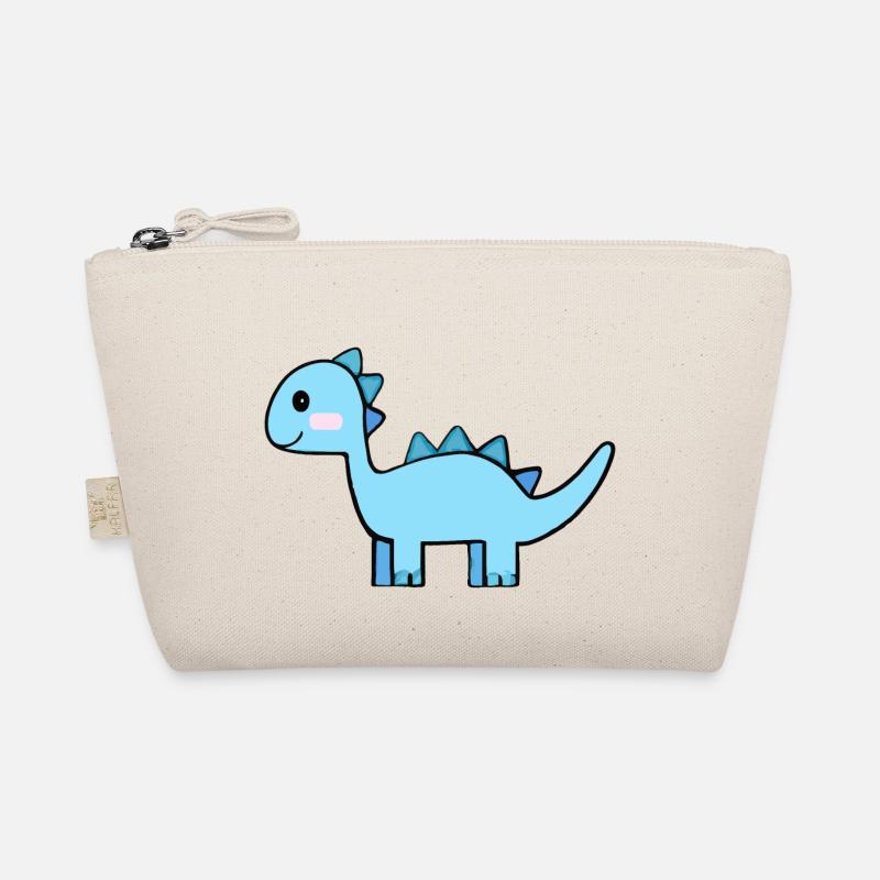 Süßer Blauer Dinosaurier Geschenkidee Baby Kinder Bio-Täschchen