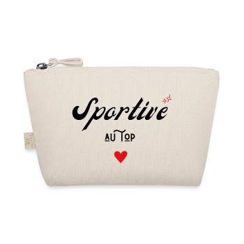 sportive au top idée cadeau - Trousse biologique - nature - Devant
