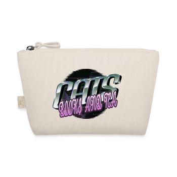 statement humor big cat birthday present - Bio-Täschchen - Natur - Vorne
