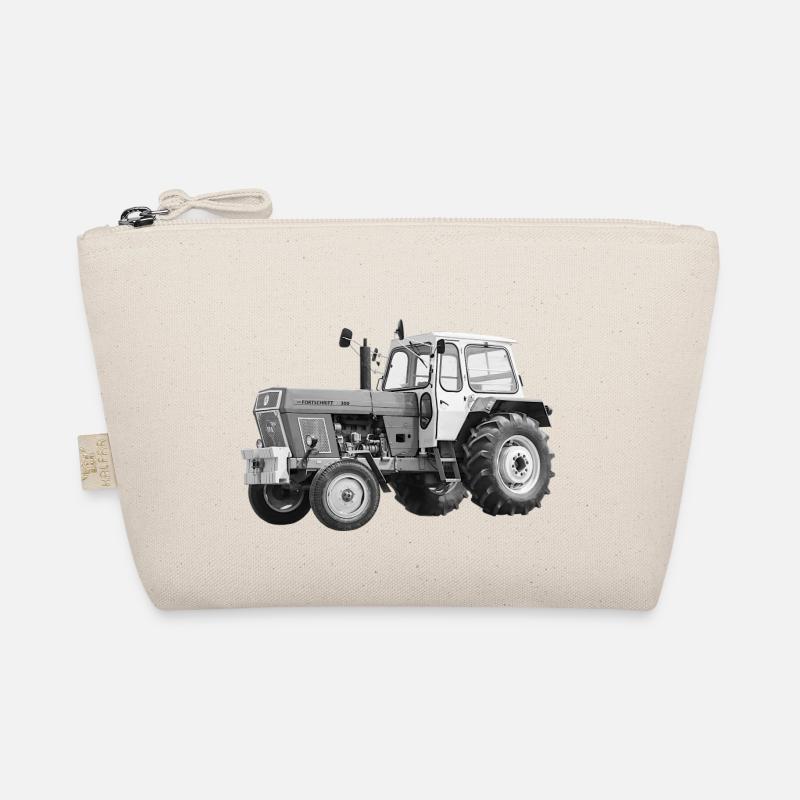 Traktor ZT300 Fortschritt Schönebeck DDR Oldtimer - Bio-Täschchen - Natur