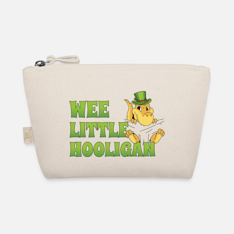 Wee Little Hooligan T-Rex Dinosaurier St Patrick Tag Bio-Täschchen