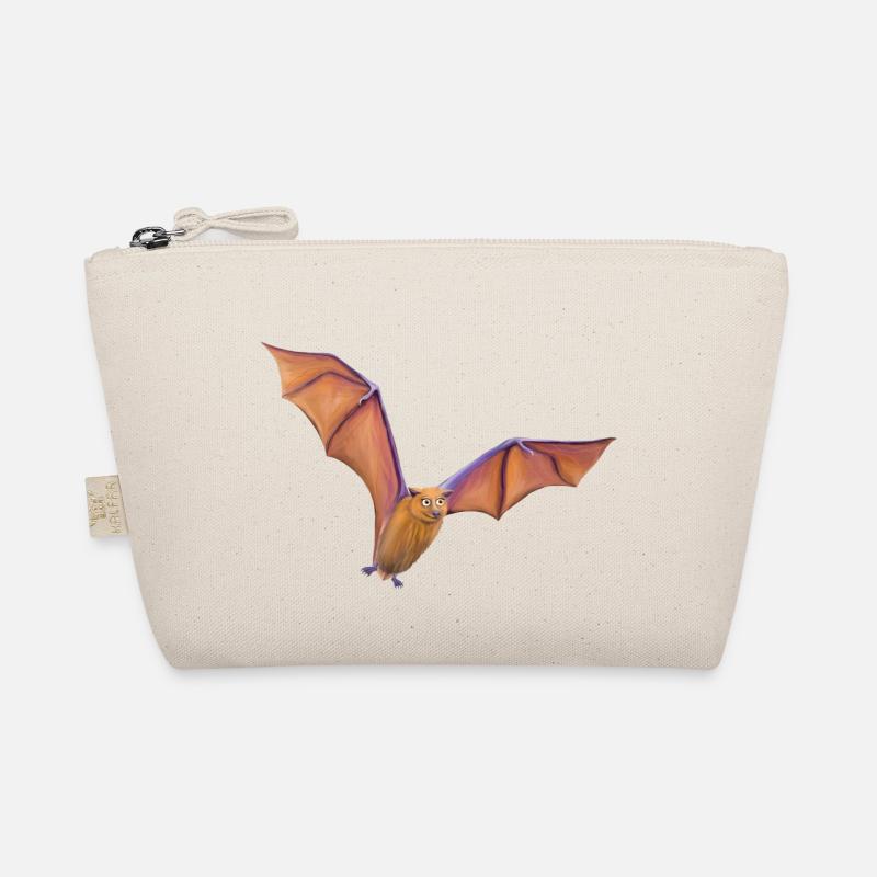 Flying fox bat Organic Pouch