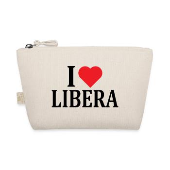 nom t-shirt I love Idée cadeau t-shirt gratuit - Trousse biologique - nature - Devant