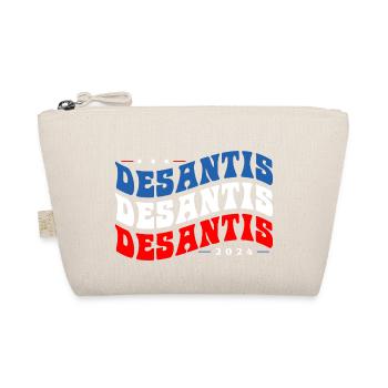 Vintage Groovy Ron DeSantis 2024 - Make America - Trousse biologique - nature - Devant