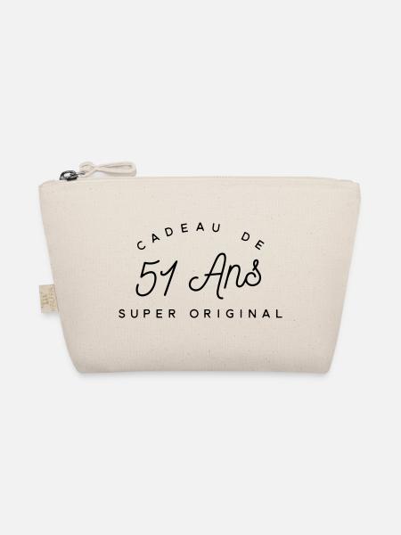 Cadeau 51 ans  - Trousse biologique - nature - Devant
