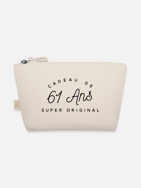Cadeau 61 ans  - Trousse biologique - nature - Devant