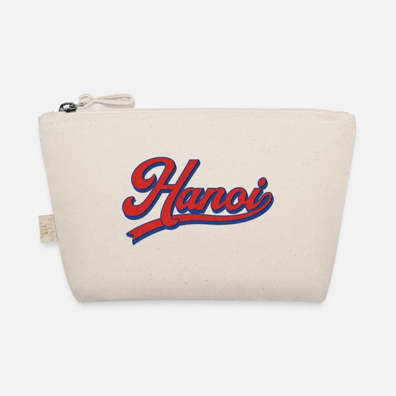 Hanoi Retro Lettering Design Organic Pouch