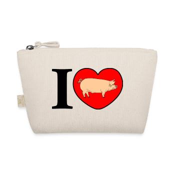 J’aime les cochons - Trousse biologique - nature - Devant