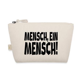 Ein Mensch - Bio-Täschchen - Natur - Vorne