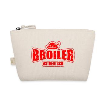Broiler Ostdeutsch - Designfarbe frei wählbar! - Bio-Täschchen - Natur - Vorne