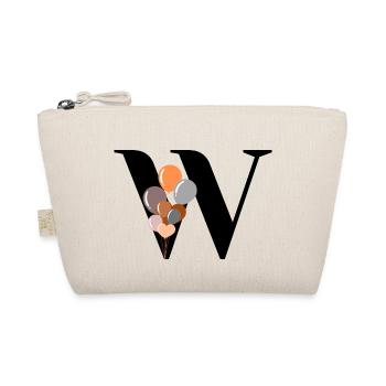 Lettre w ballon d’anniversaire - Trousse biologique - nature - Devant