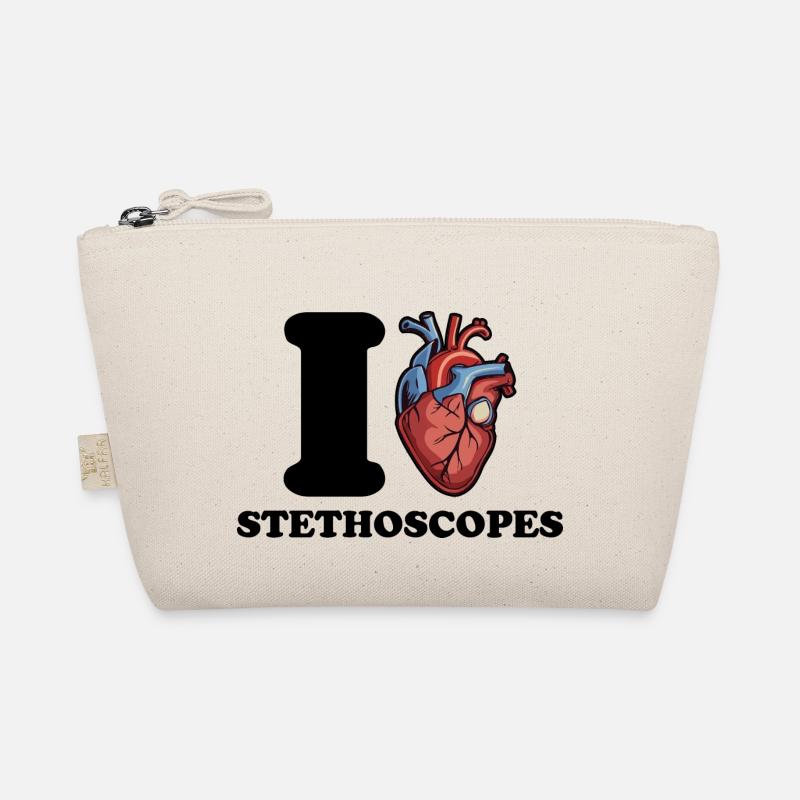 I love stethoscopes Organic Pouch
