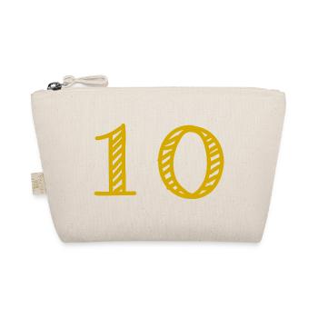 10. 10 ANS. 10e ANNIVERSAIRE. ANNIVERSAIRE 10 ANS. - Trousse biologique - nature - Devant