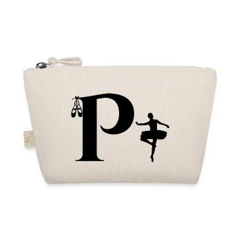 Letter p ballerina - Organic Pouch - nature - Front
