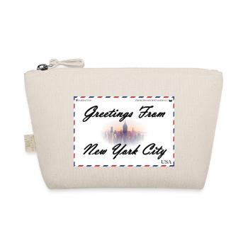 New York tourist souvenir postcard - Organic Pouch - nature - Front
