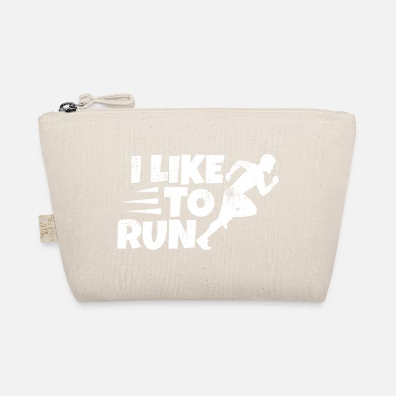 Witziger Läufer Spruch Bio-Täschchen