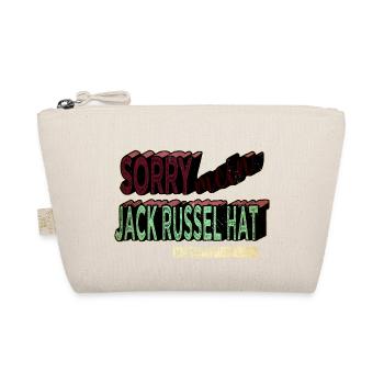 Poodle Dog Paw Dog Lover Gift Idea - Organic Pouch - nature - Front