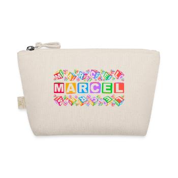MARCEL colourful cubes - Bio-Täschchen - Natur - Vorne