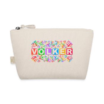 VOLKER colourful cubes - Bio-Täschchen - Natur - Vorne