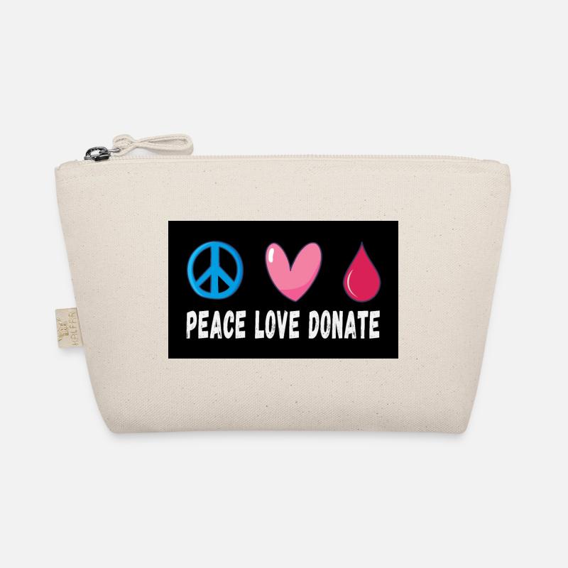 Friede Liebe Spende Blut Bio-Täschchen