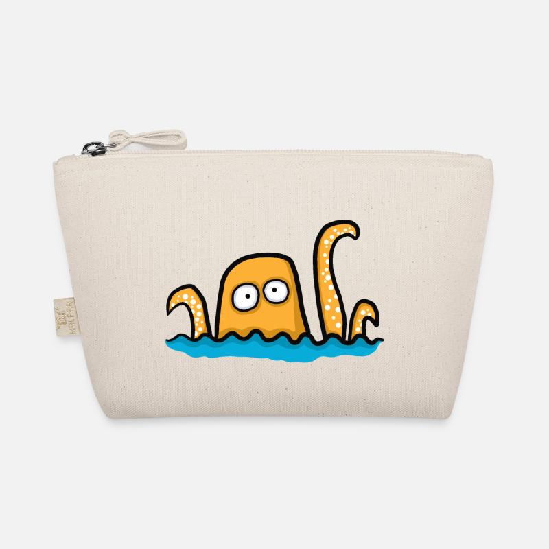 funny giant octopus Organic Pouch