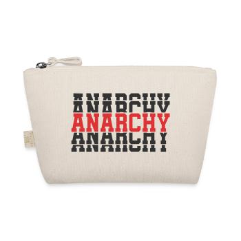t-shirt Anarchy t-shirt idée cadeau texte empilé - Trousse biologique - nature - Devant