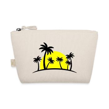 Beach Palms 2 - Organic Pouch - nature - Front