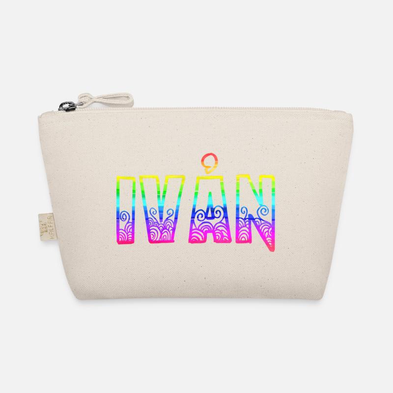 ivån rs regenbogen - Bio-Täschchen - Natur