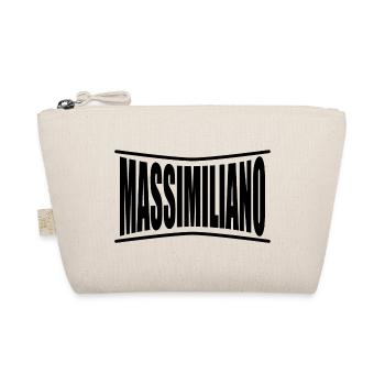 Massimiliano t-shirt t-shirt gift idea - Organic Pouch - nature - Front