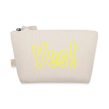 Yes Yellow - Bio-Täschchen - Natur - Vorne