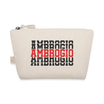 t-shirt Ambrogio cadeau t-shirt texte empilé - Trousse biologique - nature - Devant