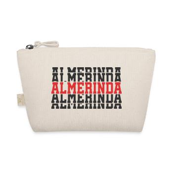 Almerinda t-shirt cadeau t-shirt texte empilé - Trousse biologique - nature - Devant