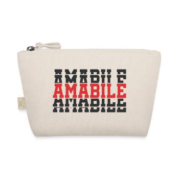 T-shirt Lovable T-shirt gift idea stacked text - Organic Pouch - nature - Front