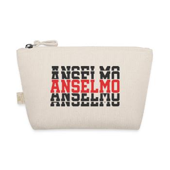 t-shirt Anselmo t-shirt gift idea stacked text - Organic Pouch - nature - Front