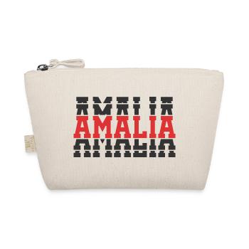 Amalia t-shirt t-shirt idée cadeau texte empilé - Trousse biologique - nature - Devant