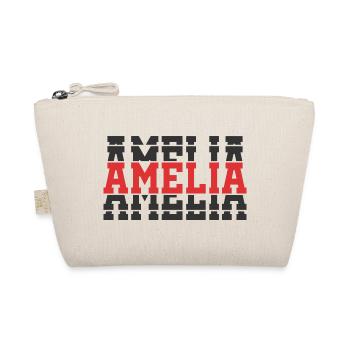 t-shirt Amelia t-shirt gift idea stacked text - Organic Pouch - nature - Front
