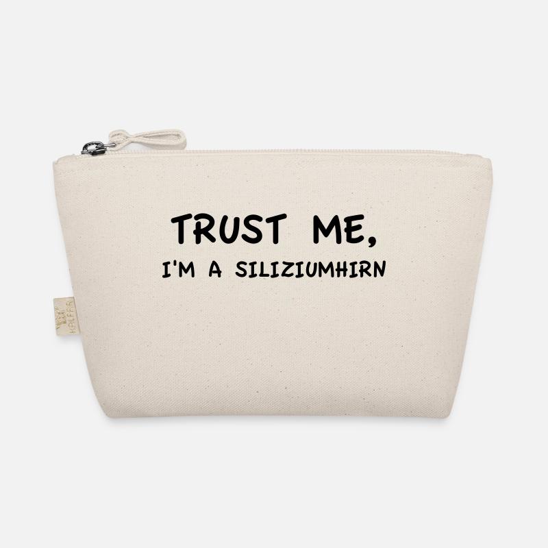 Trust Me I'm a Silicon Brain Monochrome Organic Pouch