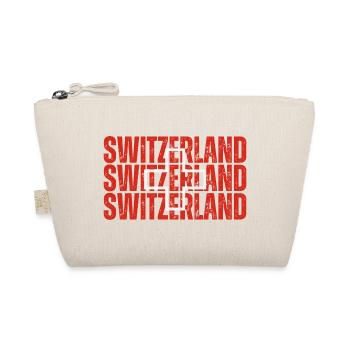 Drapeau de la Suisse, fierté suisse - Trousse biologique - nature - Devant